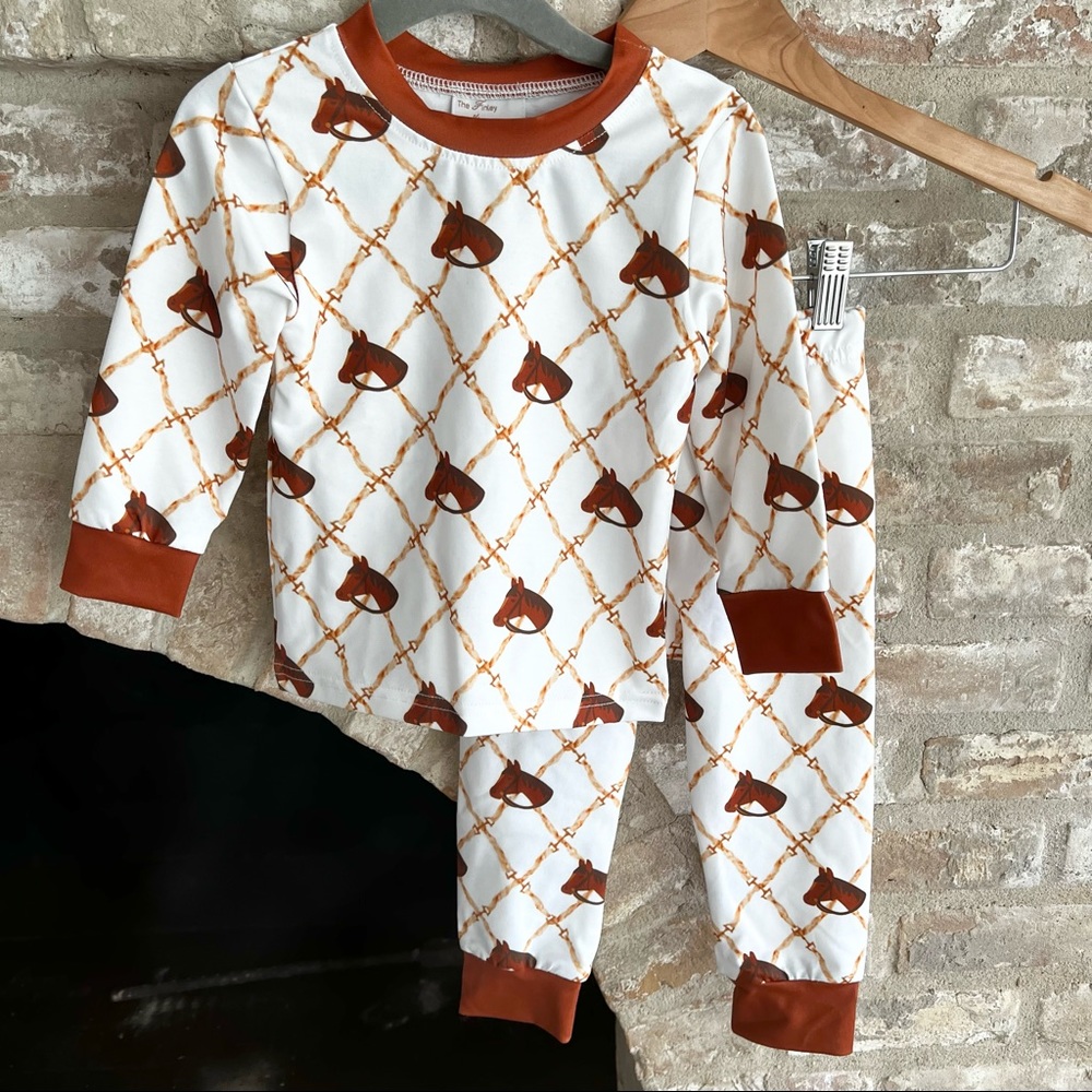 The Finley + Oliver Company Horse Pajama Set